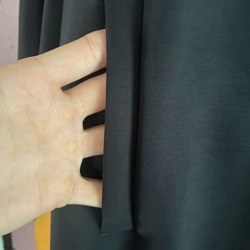 Lanston Sport Medium Elegant Black Long Maxi Coat - Picture 6 of 12
